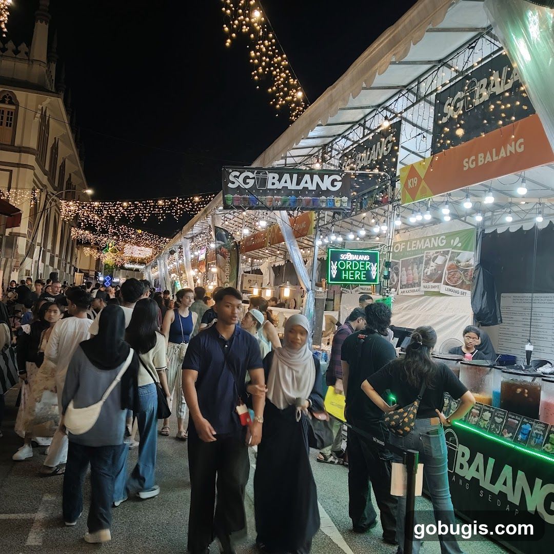 Night Market Scene
