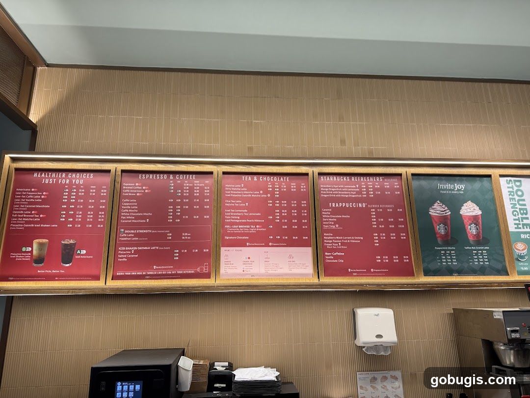 Starbucks Menu