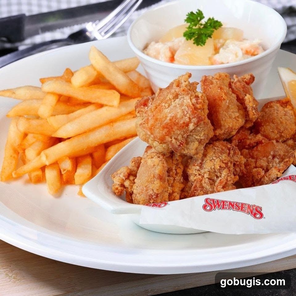 Fried Chicken and Fries