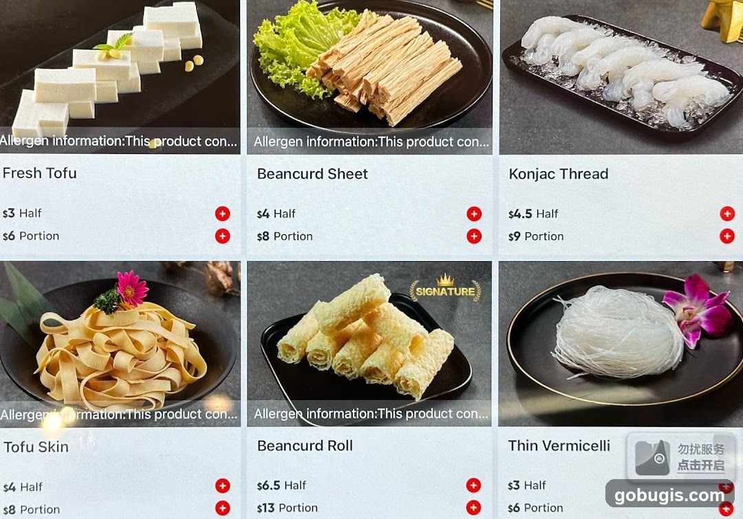 Menu Items