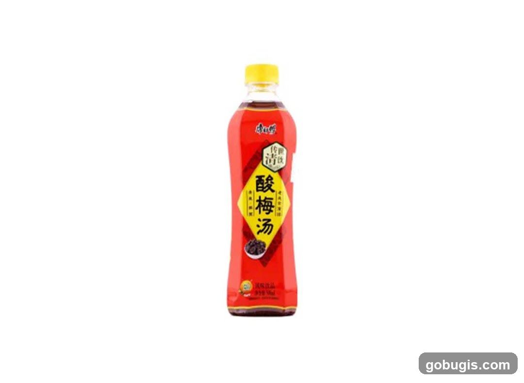 Bottle of Plum Juice