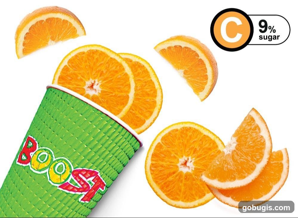 Orange slices and a cup