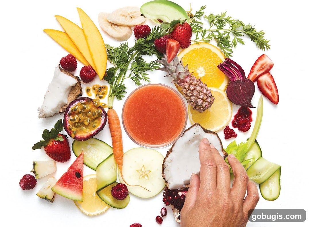 Fresh Fruit and Vegetable Assortment
