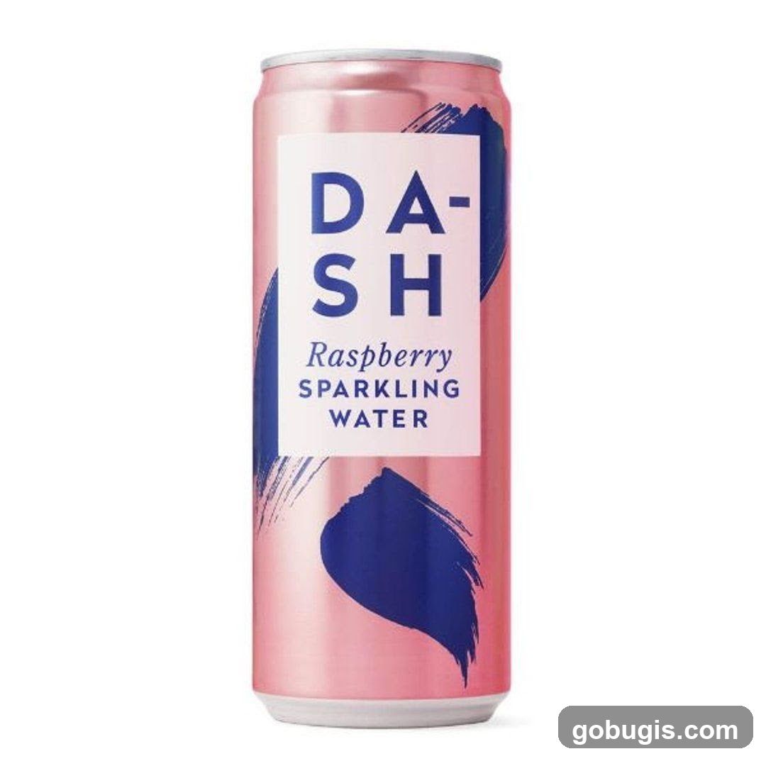 Dash Raspberry Sparkling Water Can