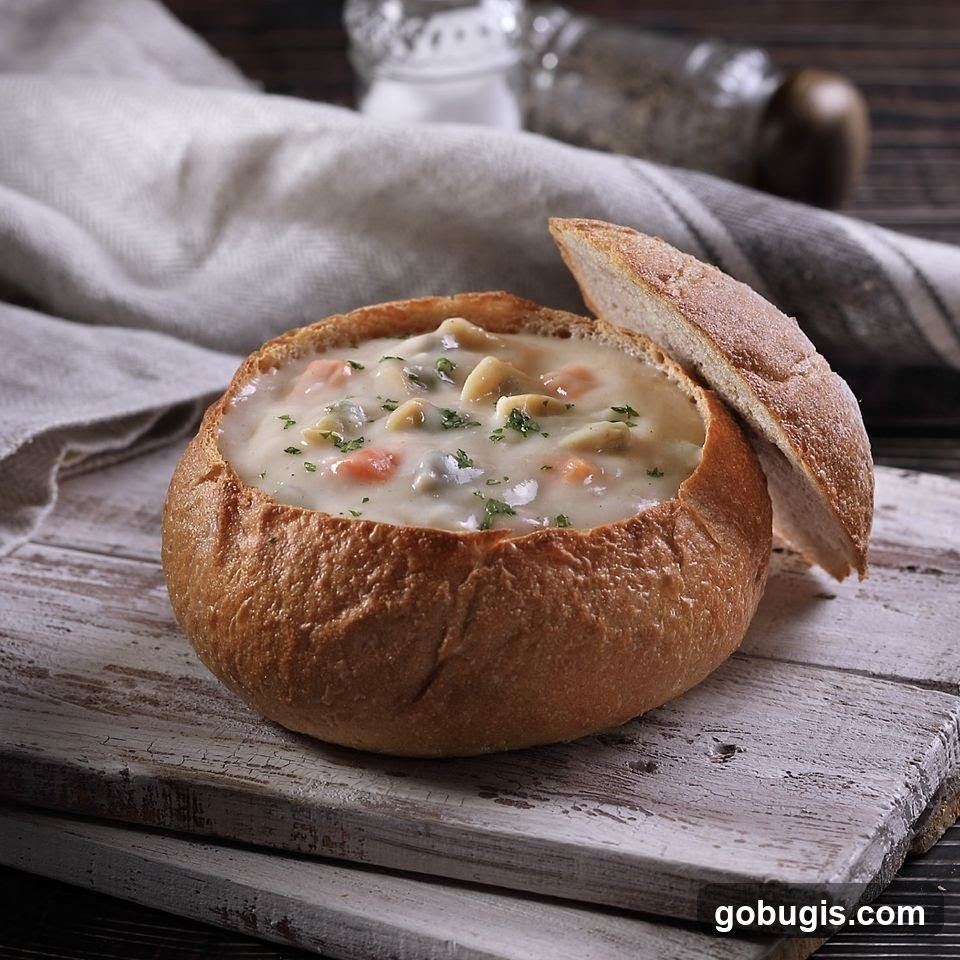Soup in a Bread Bowl