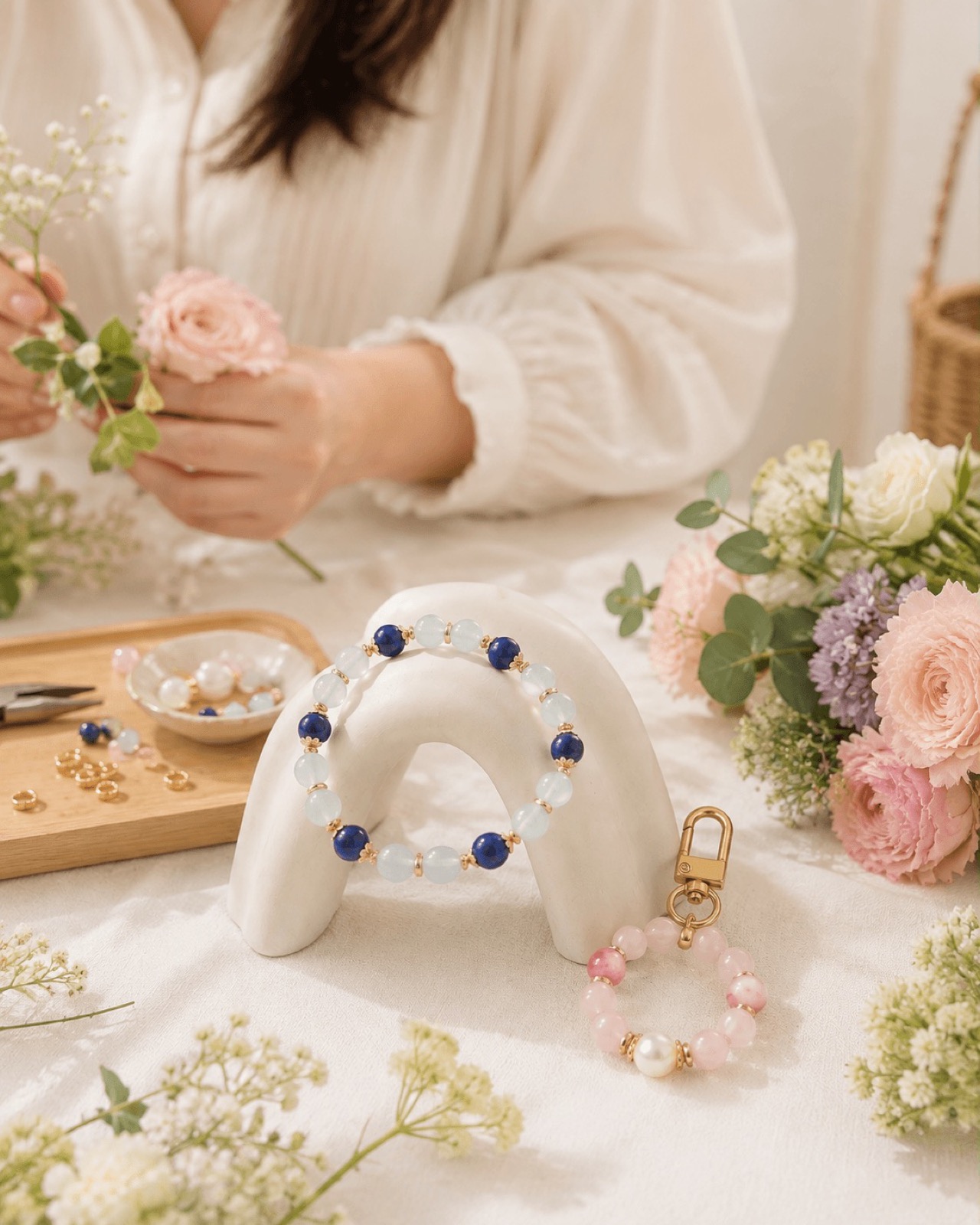 Bloom and Boom Full Bloom floral and crystal workshop poster at Bugis+