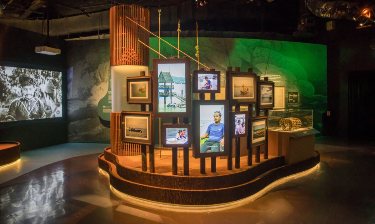 Fluid Beginnings section of the revamped Singapore History Gallery at the National Museum