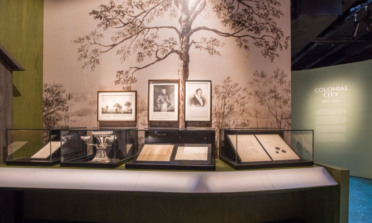 Colonial City gallery displays at the National Museum of Singapore