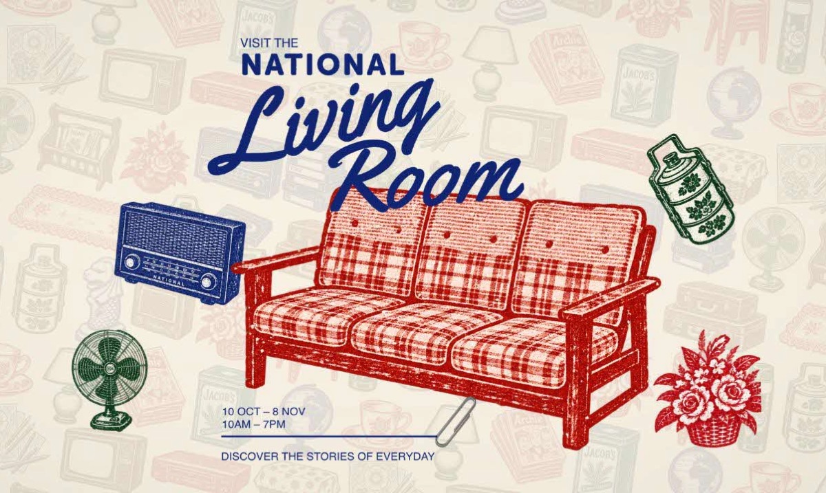National Living Room installation at the National Museum of Singapore